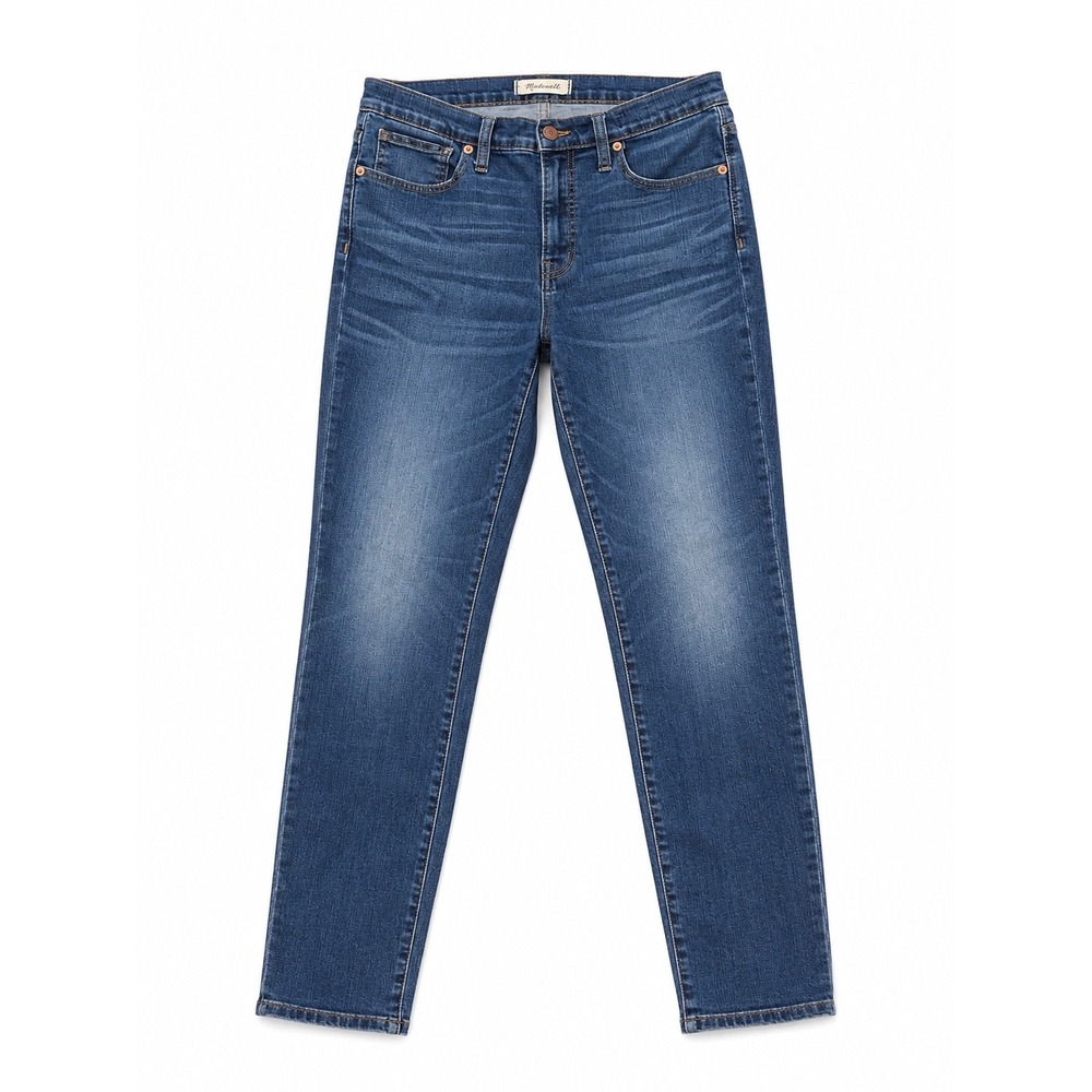 Madewell 9 Inch High-Rise Skinny Jeans Women's 28 Dark Wash Stretch Denim - Picture 1 of 6